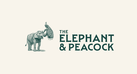 The Elephant and Peacock